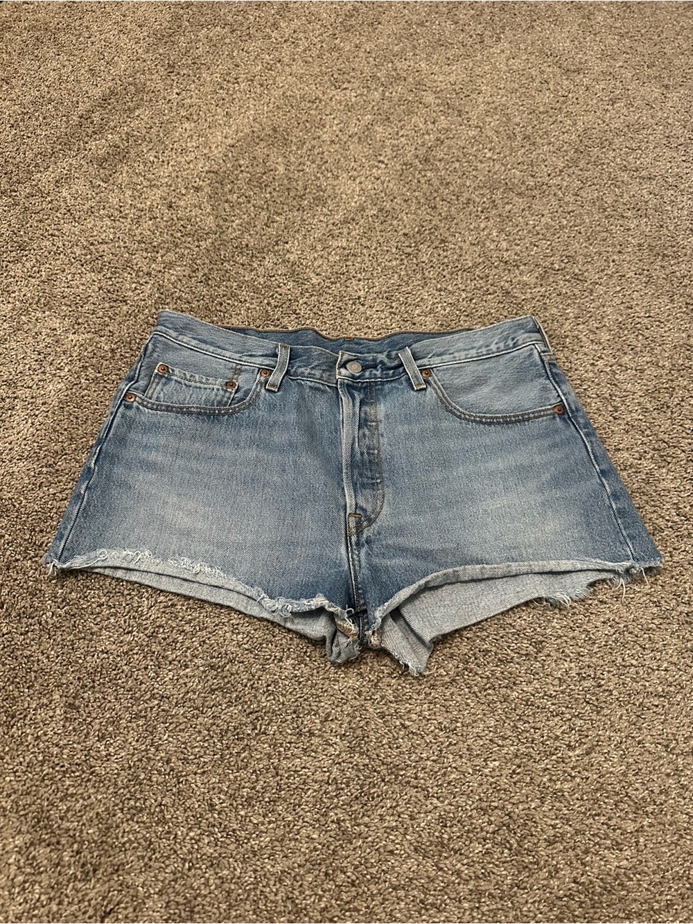 Levi's Button Fly Denim Shorts